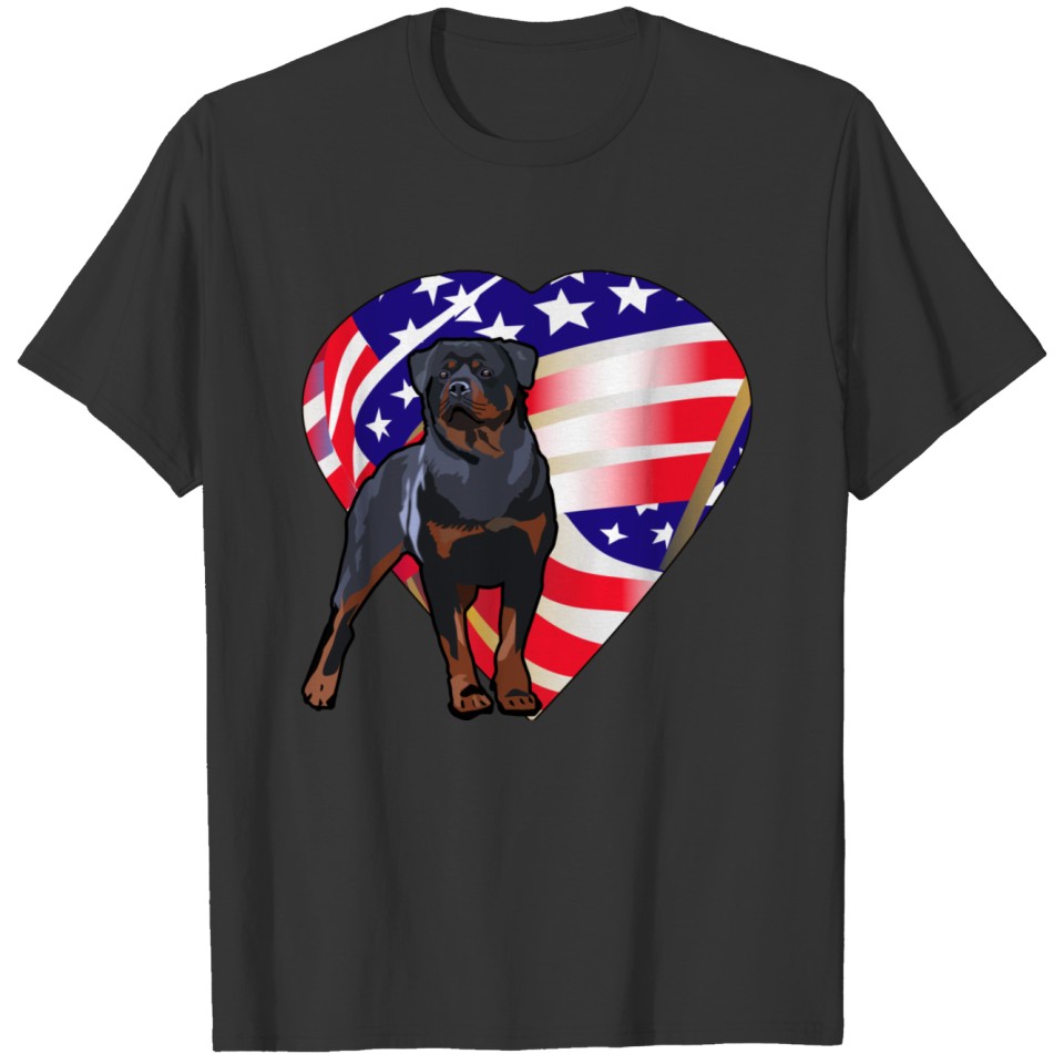 American Rottweiler (ADD CUSTOM TEXT) T-shirt