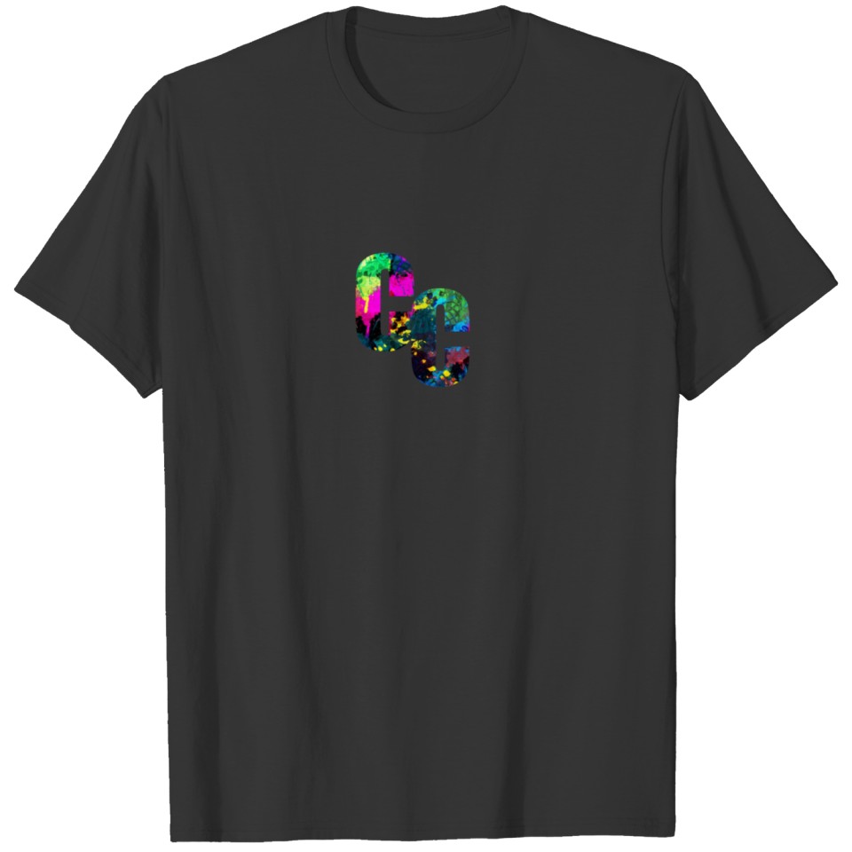 Paint Splatter Design w/ Slanted CC Logo T-shirt