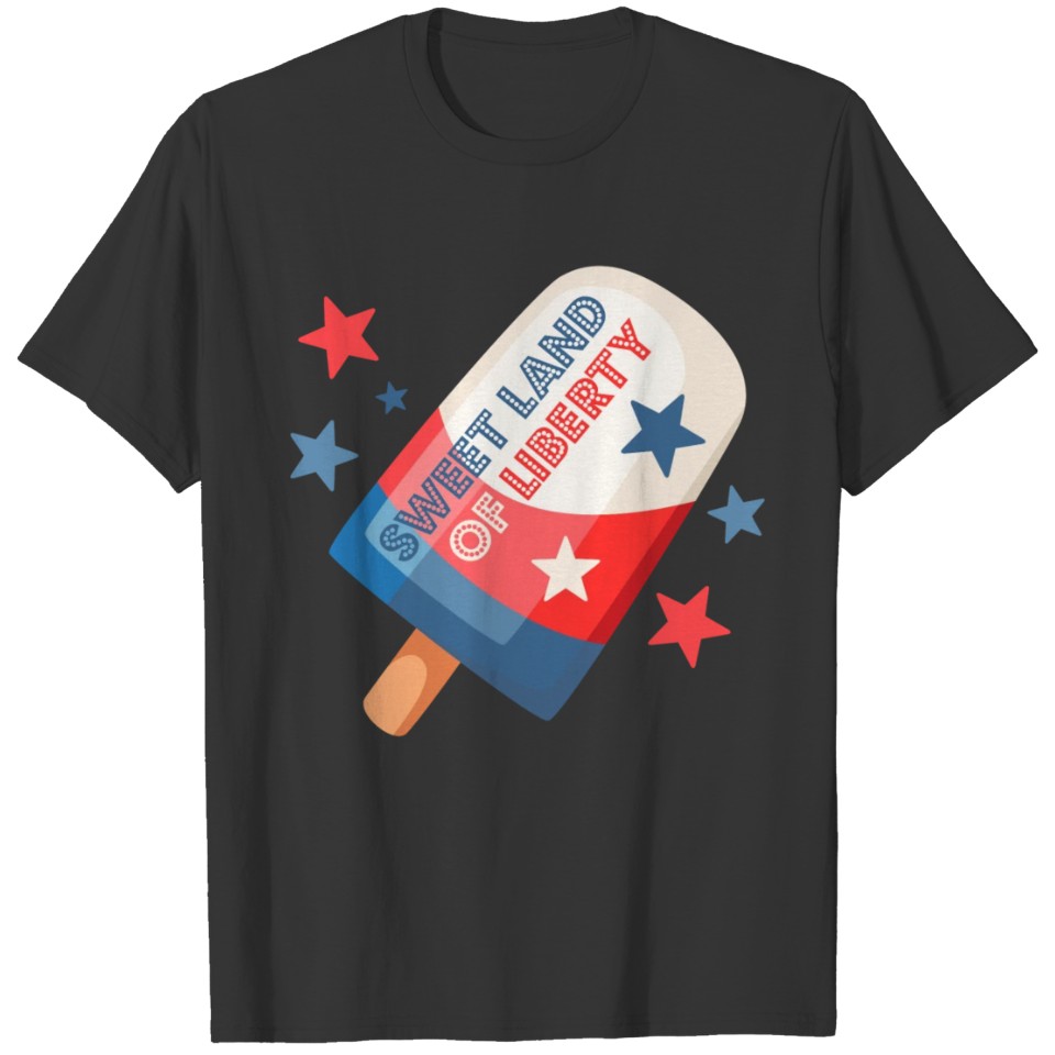 Ice Cream Pop 4th T-shirt