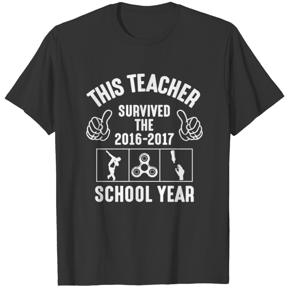 This Teacher survived the 2016 2017 school year T-shirt