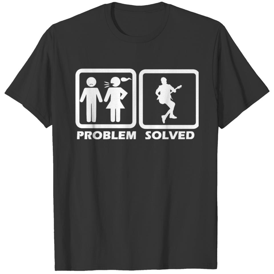 Guitar - Guitar Solved My Problem T-shirt