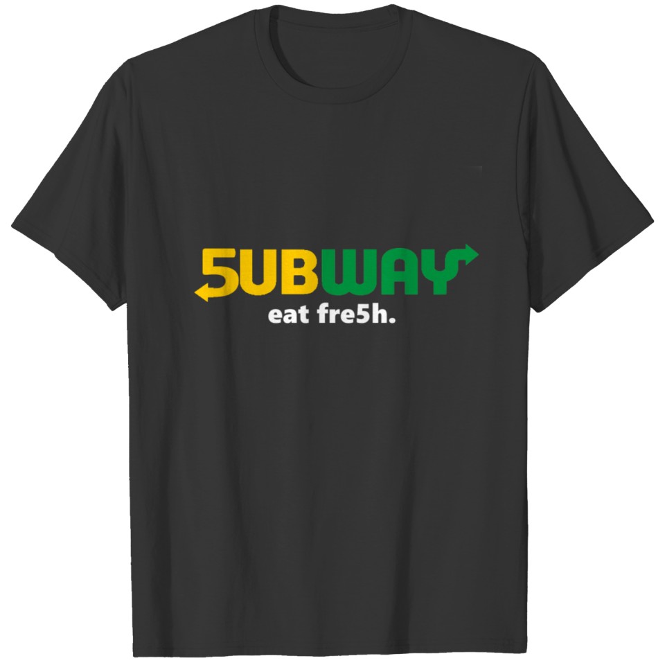 5ubway Print T-shirt