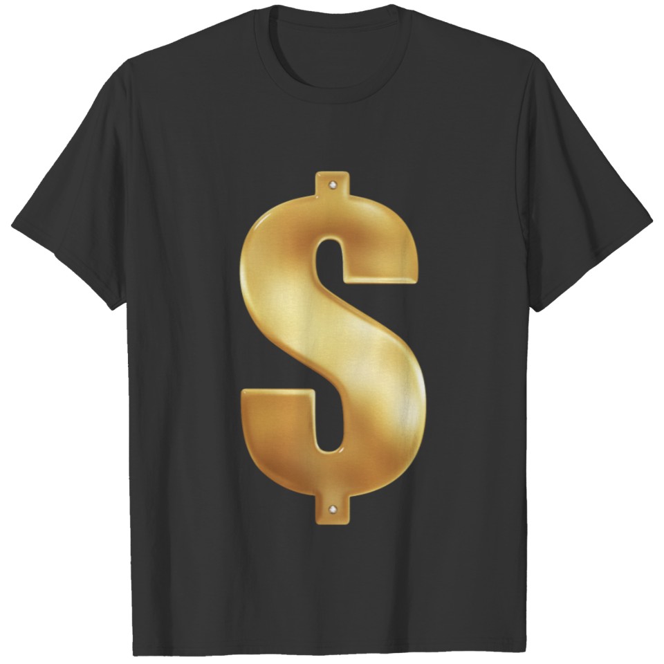 Gold Money Bling T Shirts