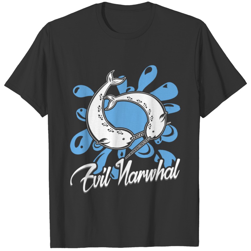 EVIL NARWHAL TEE SHIRT T-shirt