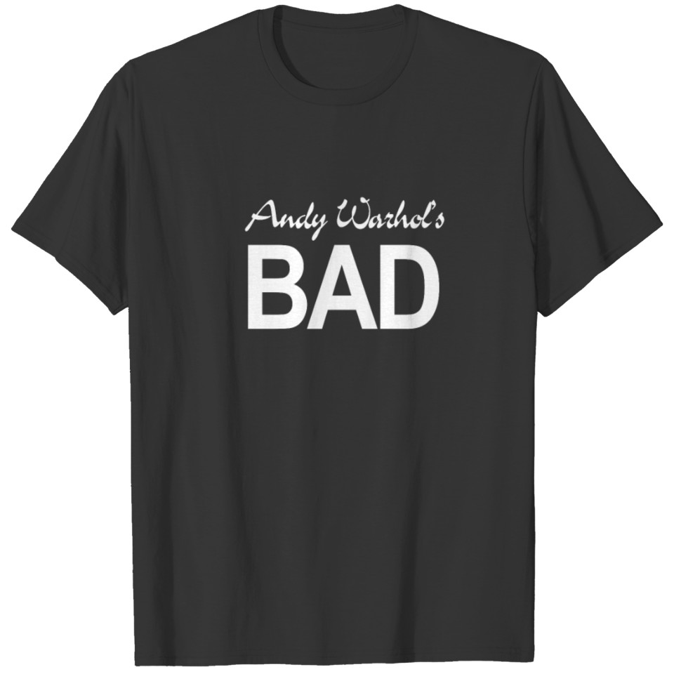 Warhol s Bad Black 2 T-shirt