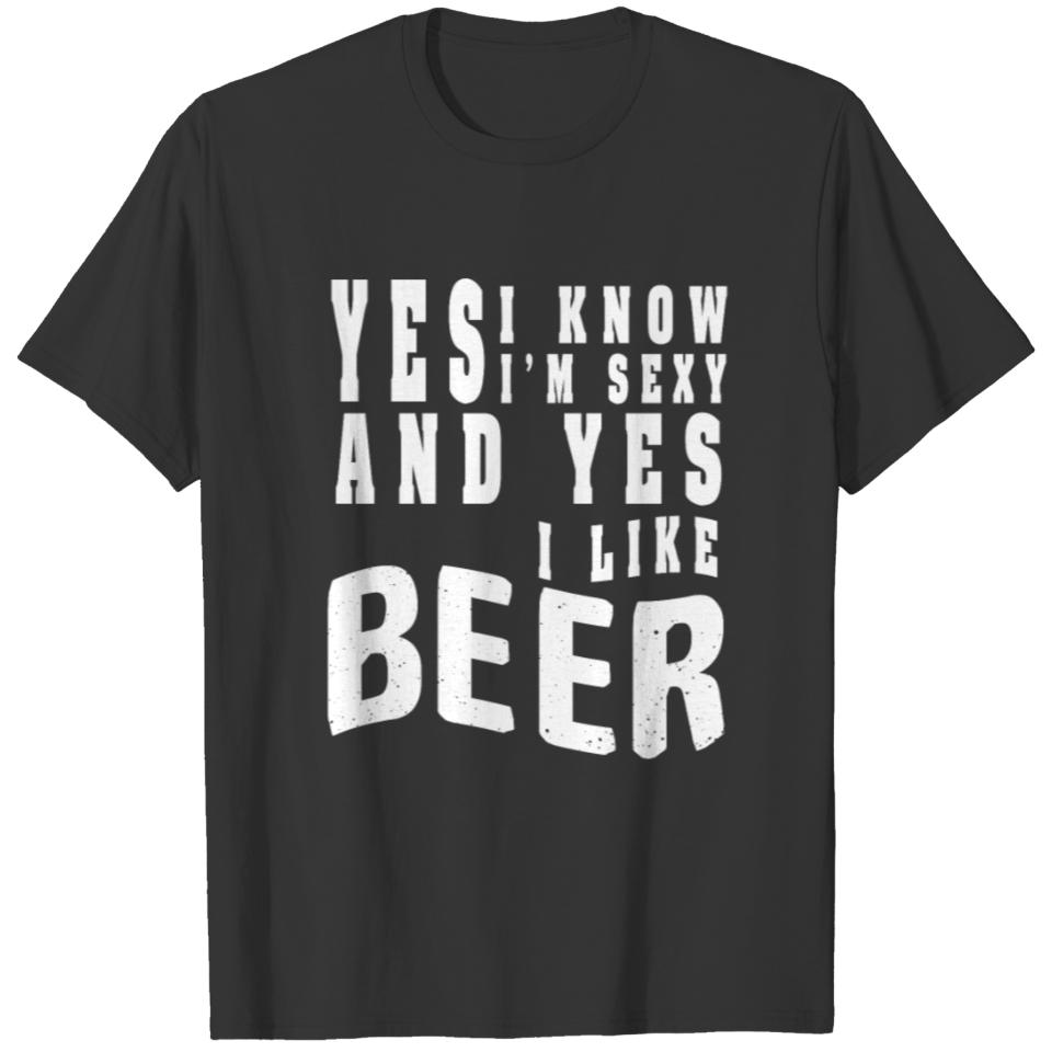 I love beer I am girl and I like Beer T-shirt