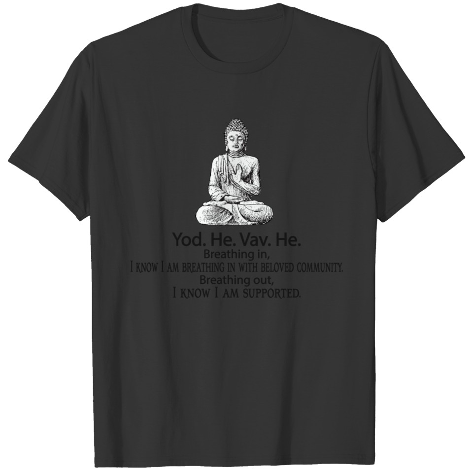 Breath meditation design T Shirts