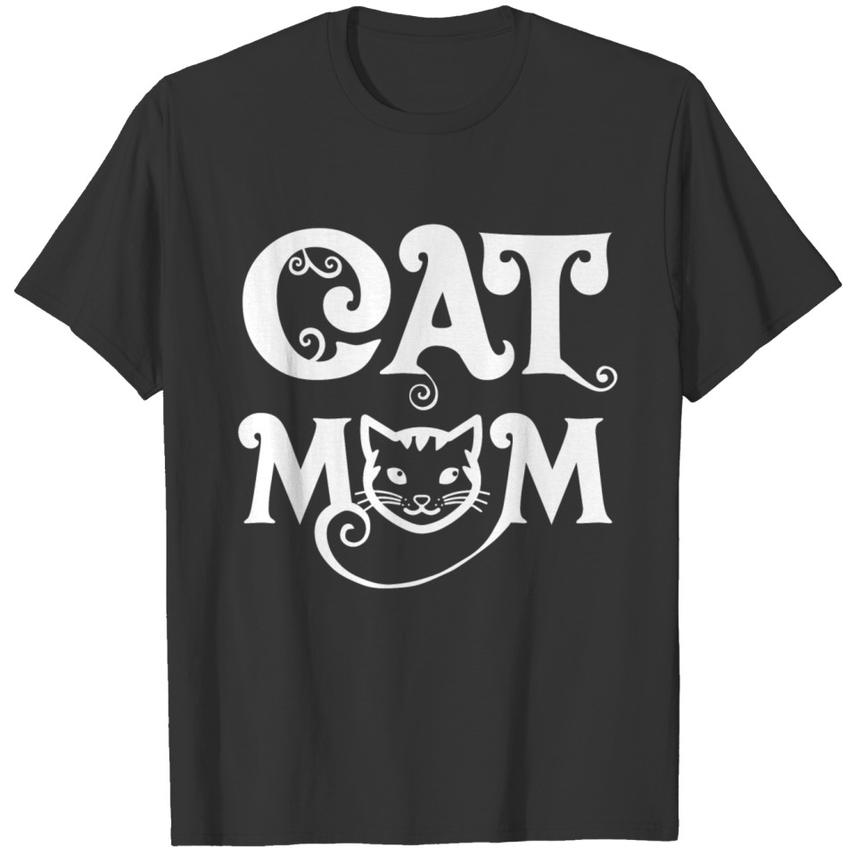 cat saying Cat mom T-shirt