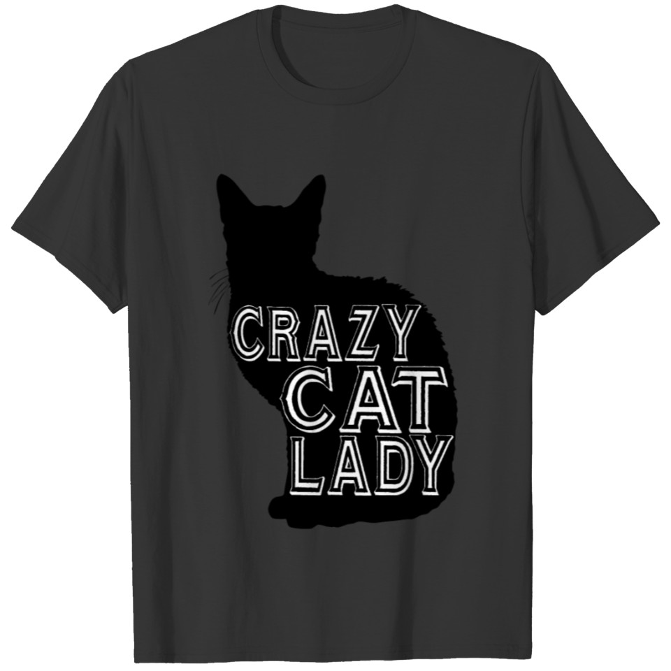 cat Crazy cat lady T-shirt