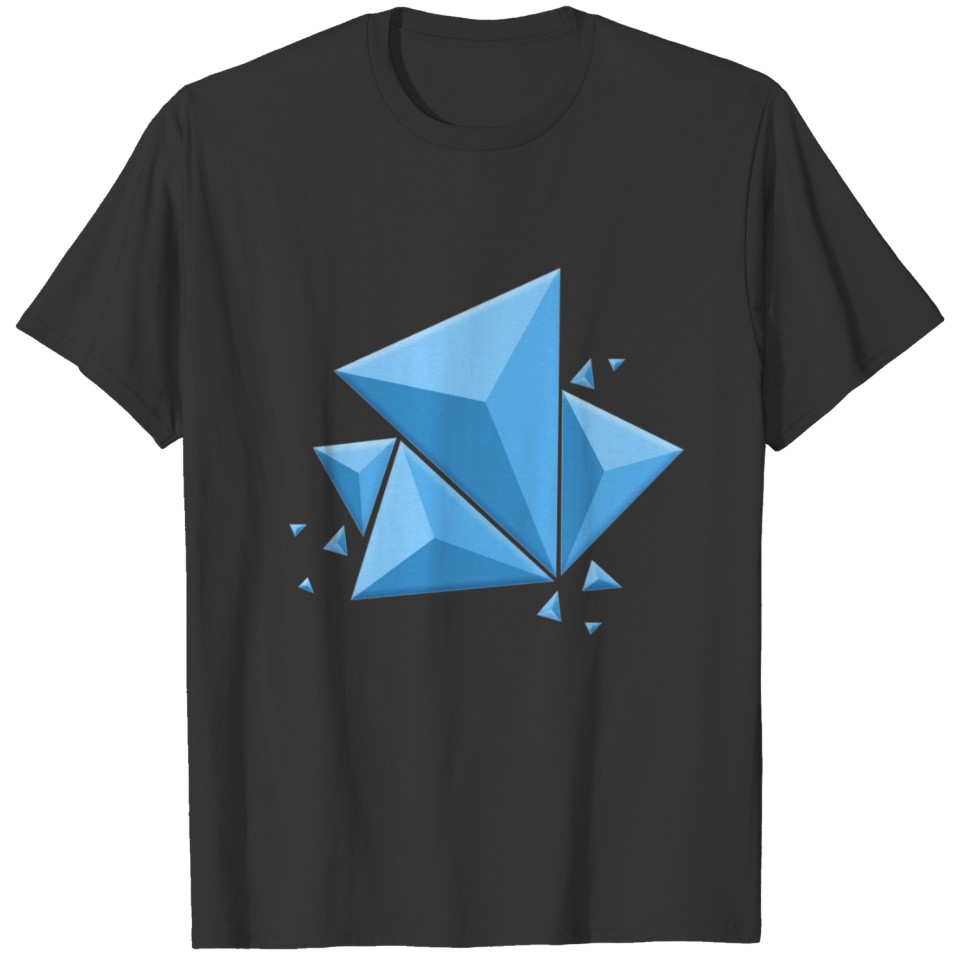 blue diamonds T-shirt