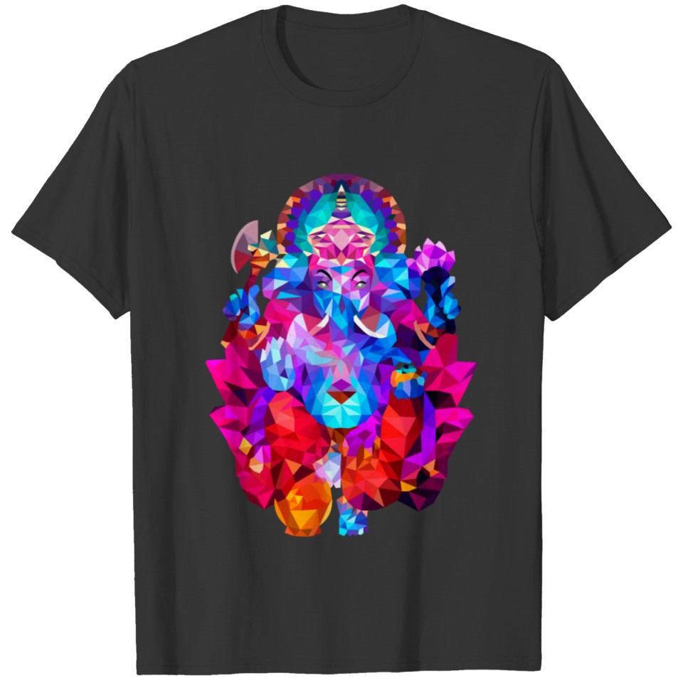 Lord Ganesh- Low poly design T-shirt