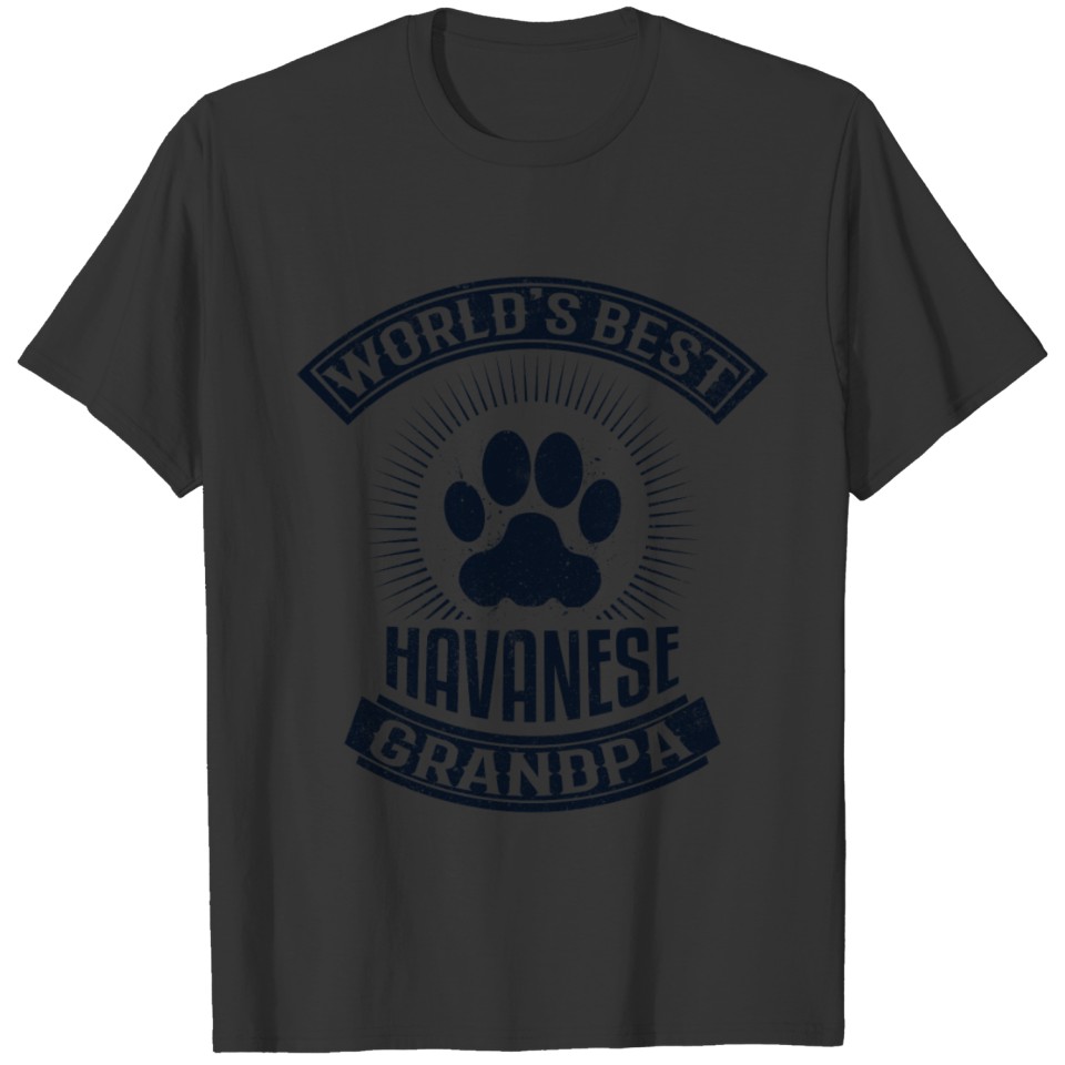 World's Best Havanese Grandpa T-shirt