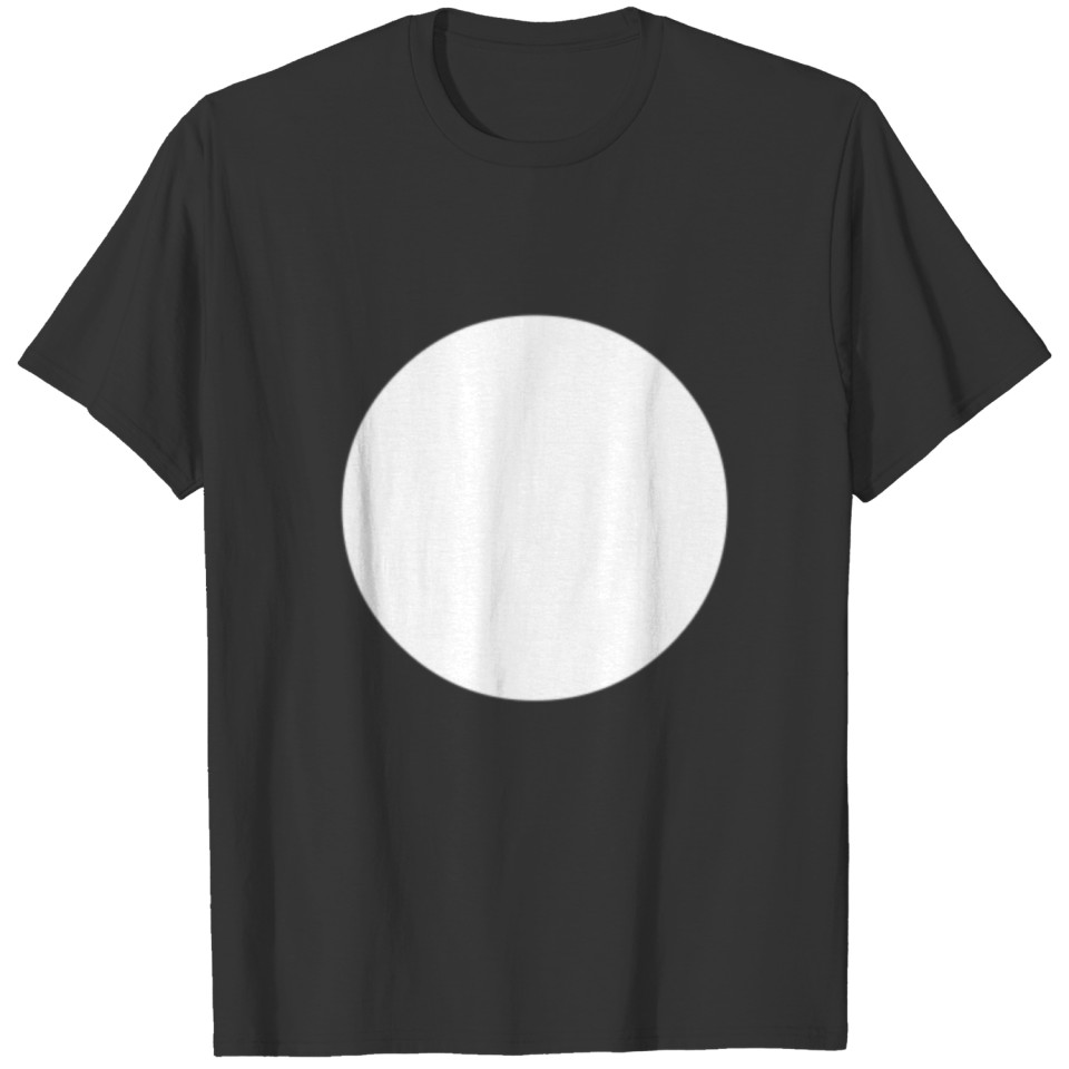 circle (white) T Shirts