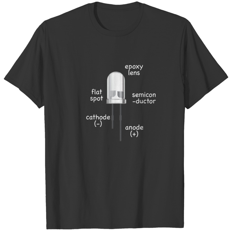 electric engineer white LED explanation as a Gift T Shirts