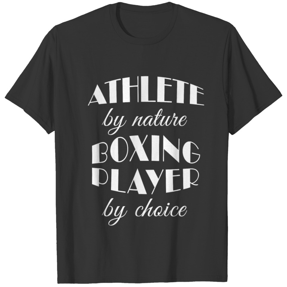 Boxing Player Shirt/Hoodie-Athlete by Nature-Gift T-shirt