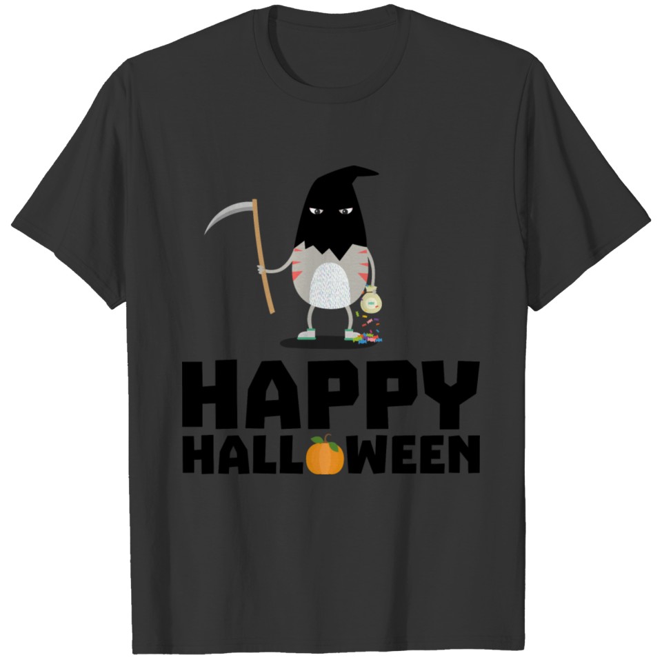 Happy Halloween Horror Cat T-shirt