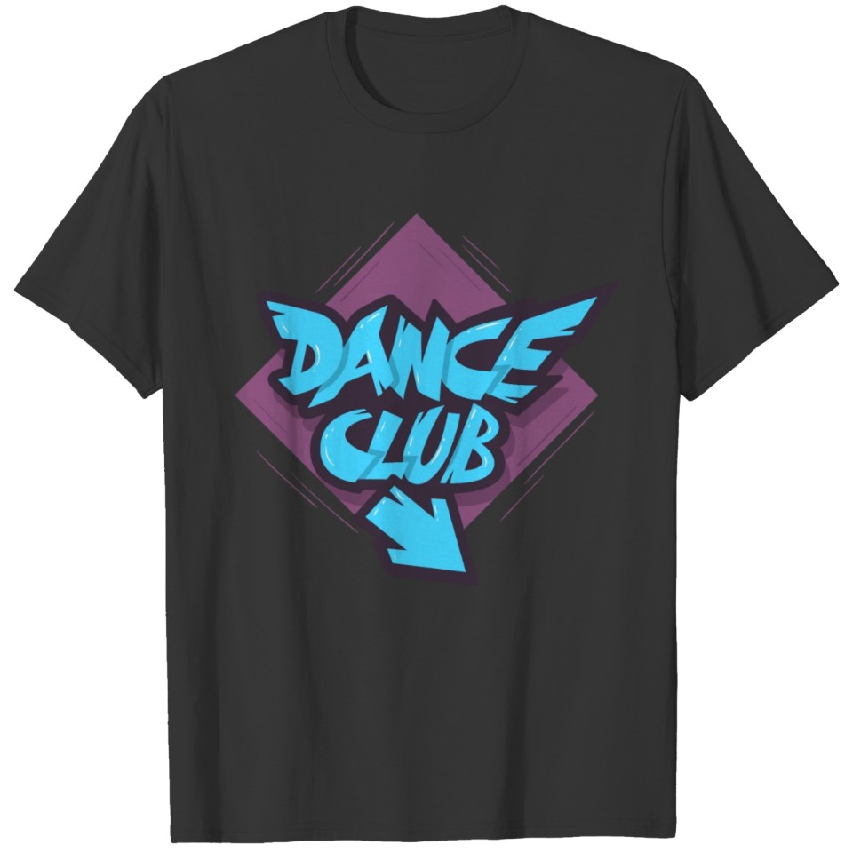 T Shirt dance club vector image inscription cool T-shirt