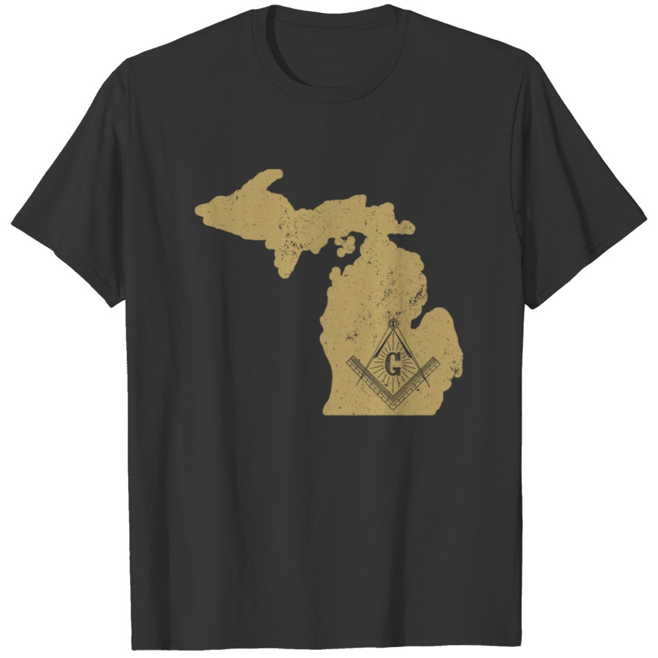 Michigan Freemason Clothing Masonic Clothing T-shirt
