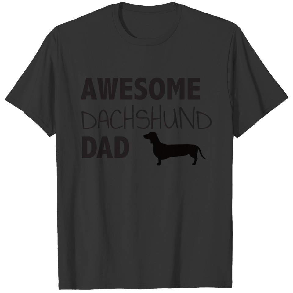 Awesome Dachshund Dad T-shirt