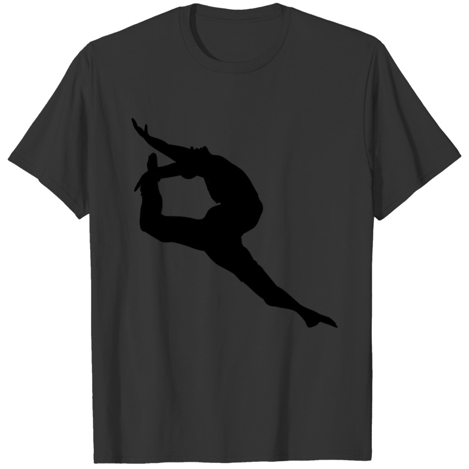 Dance Gymnastics Ballet Men Boy Teens T Shirts