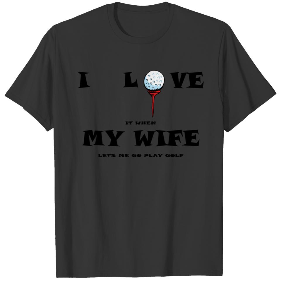 golf love T-shirt