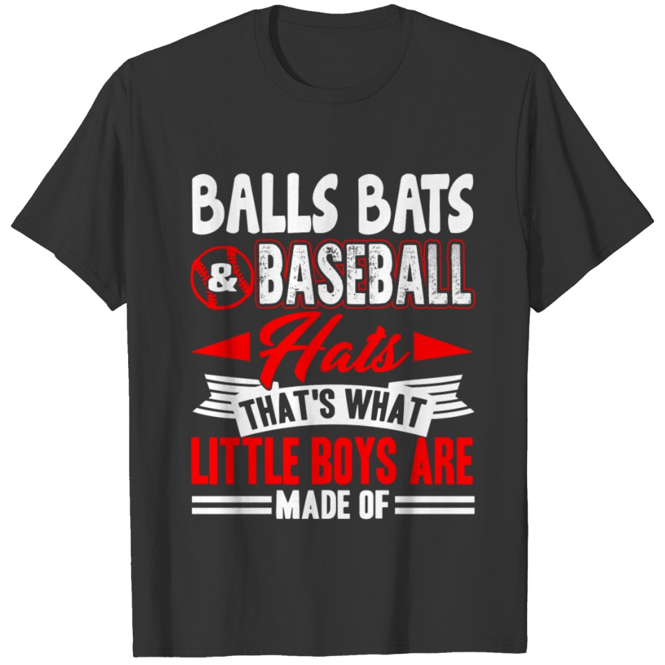 Balls Bats And Baseball Hats T Shirts