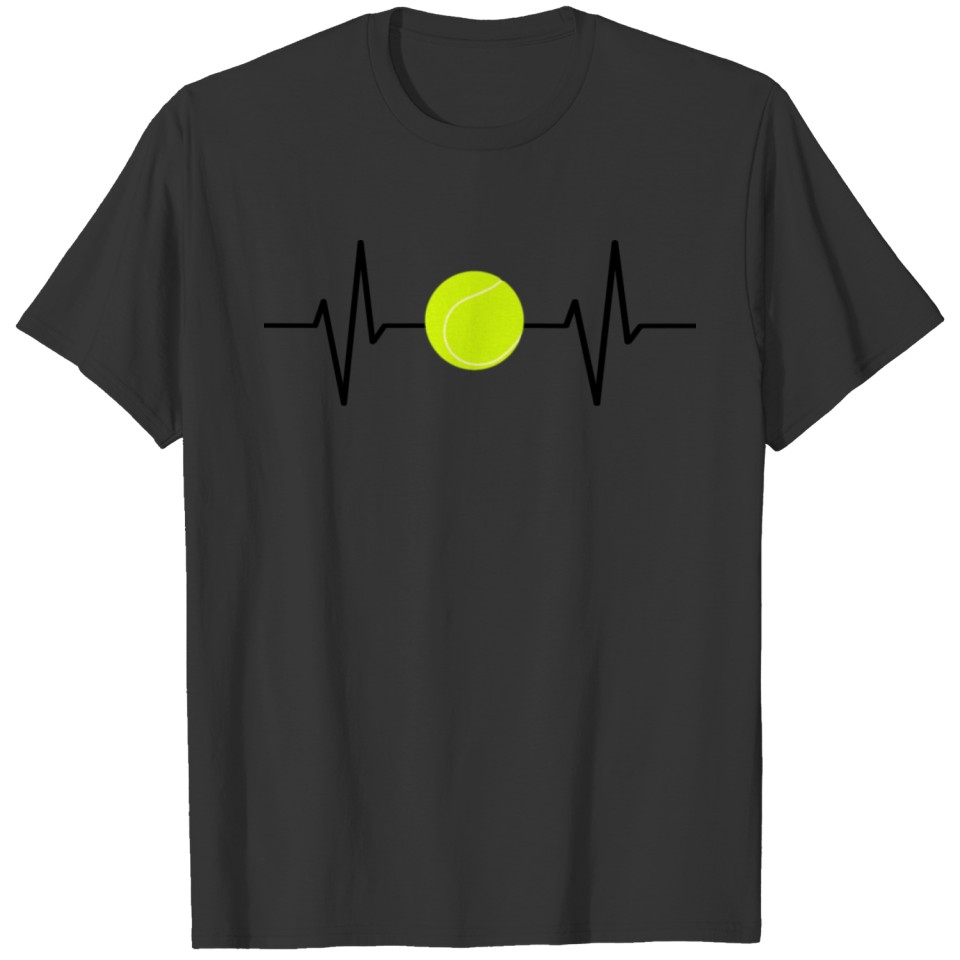 My heart beats for tennis! gift T-shirt