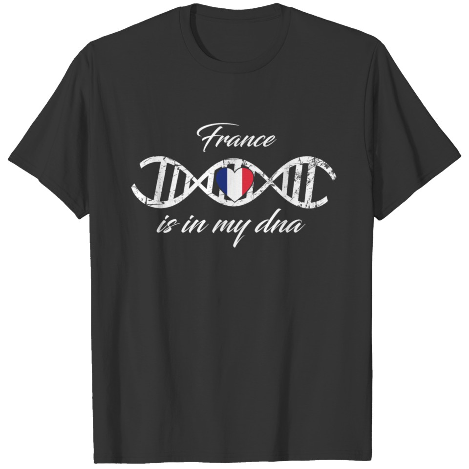 love my dna dns land country France T-shirt
