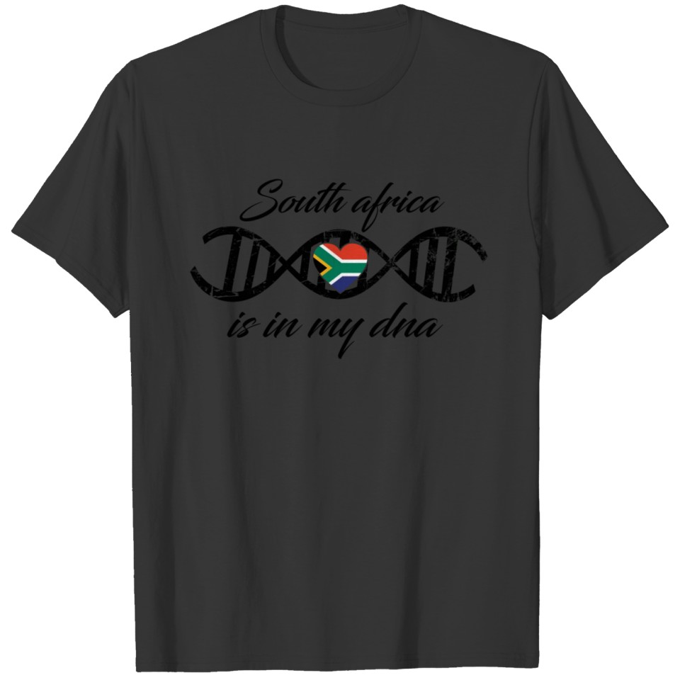 love my dns dna land country South africa T-shirt