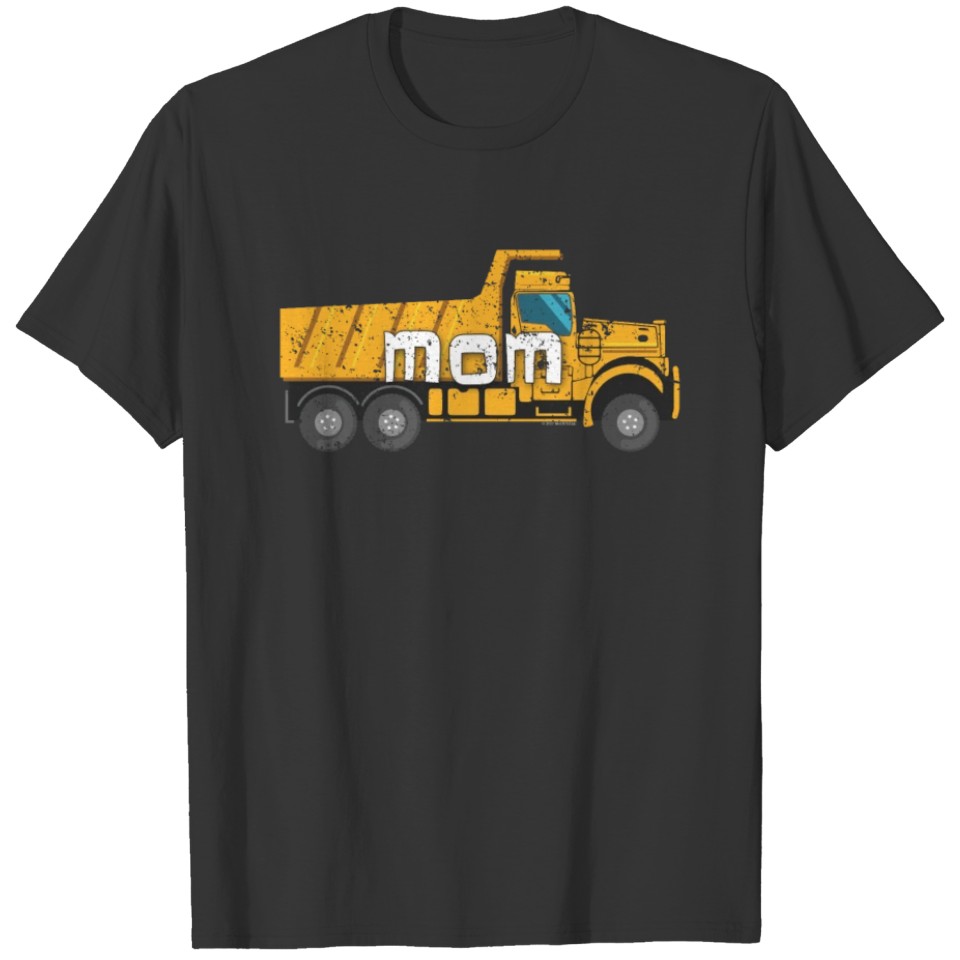 Best Mom Yellow Construction Trucks T Shirts