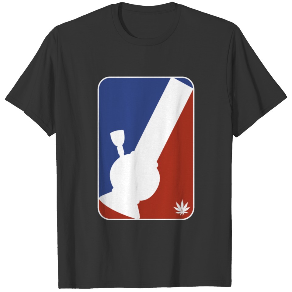 Major League Bong Marijuana Weed 420 Stoner Humor T-shirt
