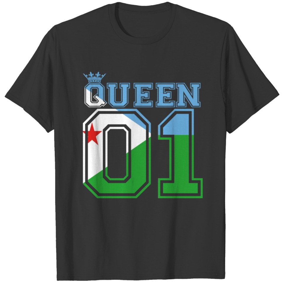 partner land queen 01 princess Dschibuti T-shirt