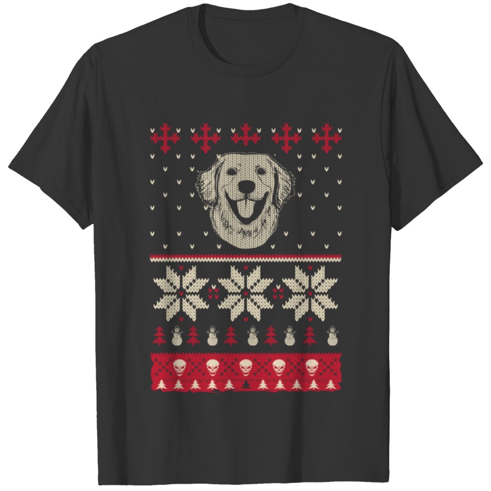 Best Christmas Gift For Golden Retriever Lover T-shirt