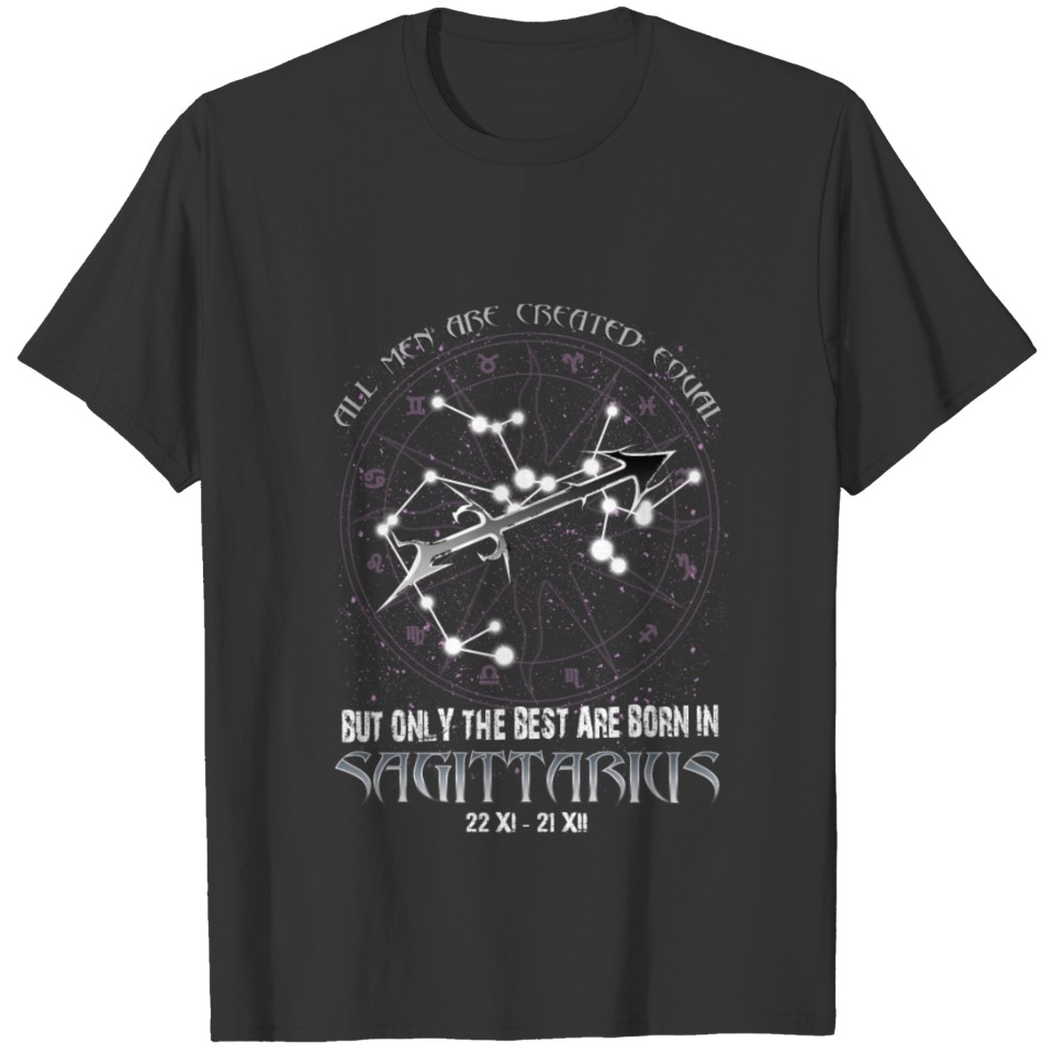 Sagittarius - The best men are born as sagittari T-shirt