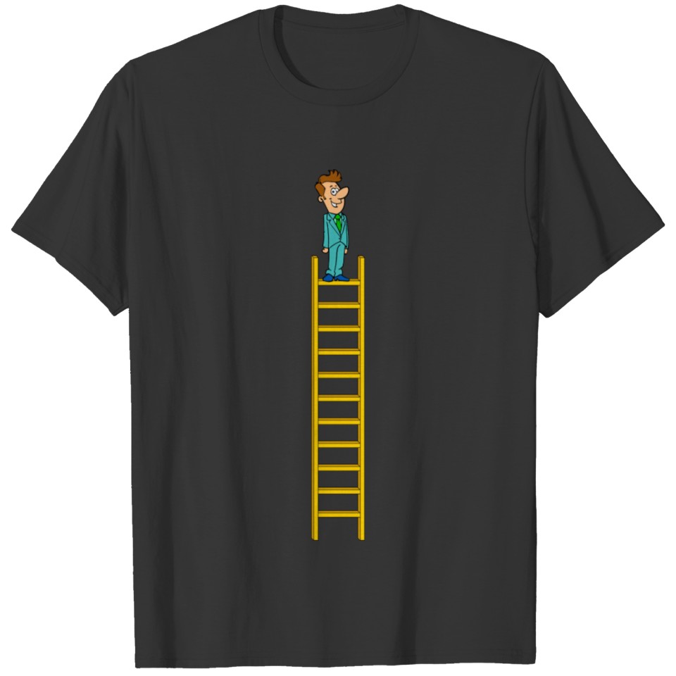 climbing ladder klettern leiter cycling mountain s T-shirt