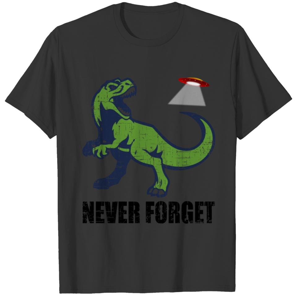 never forget ufo T-shirt