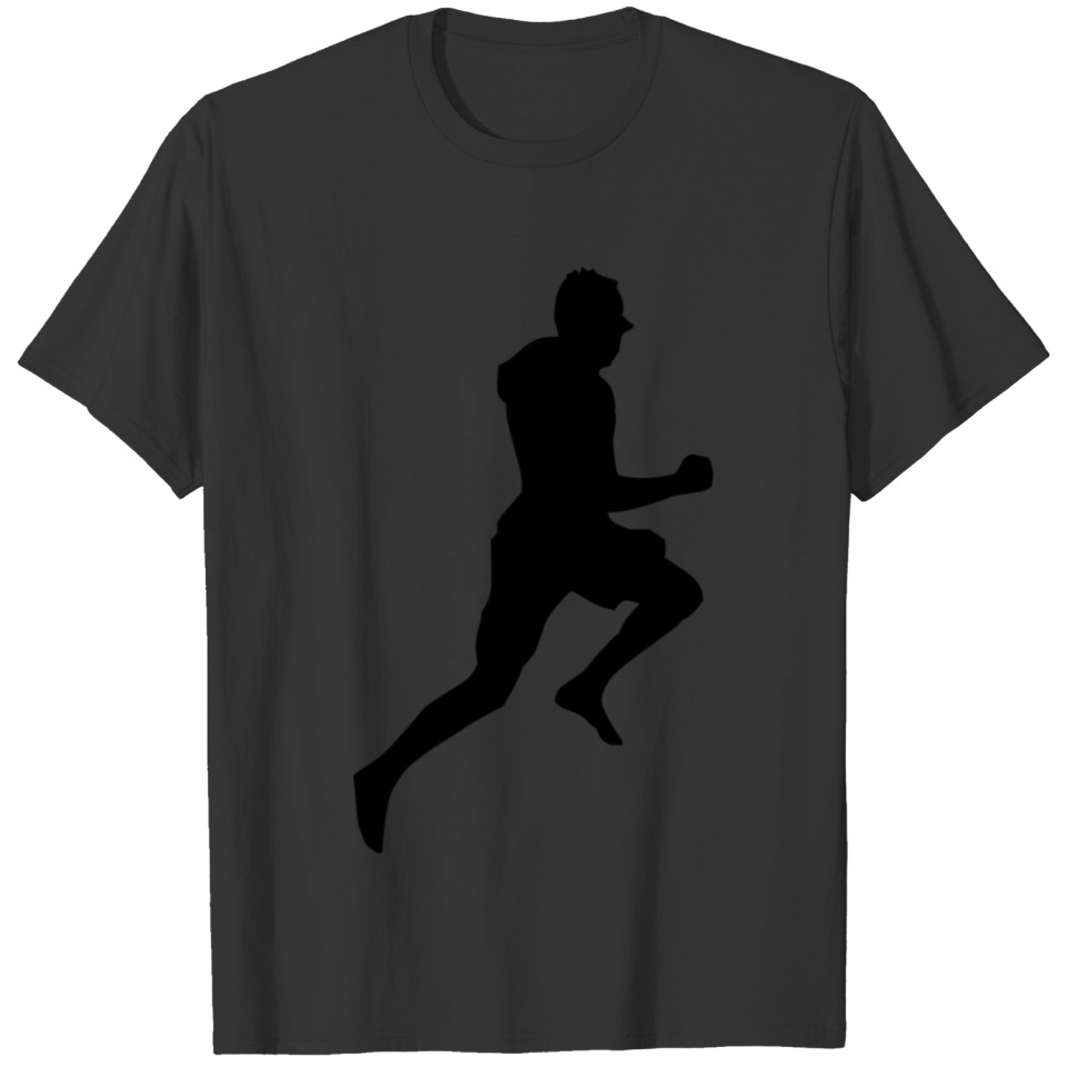 runner running laufen jogger jogging sprinter136 T-shirt