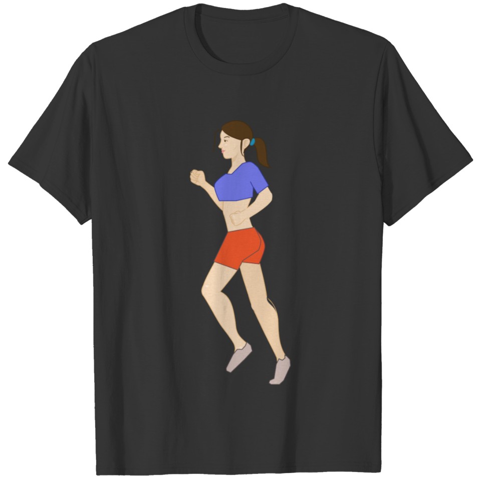 runner running laufen jogger jogging sprinter36 T-shirt