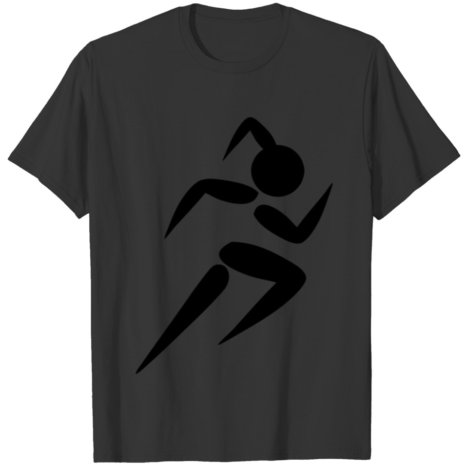 runner running laufen jogger jogging sprinter111 T-shirt
