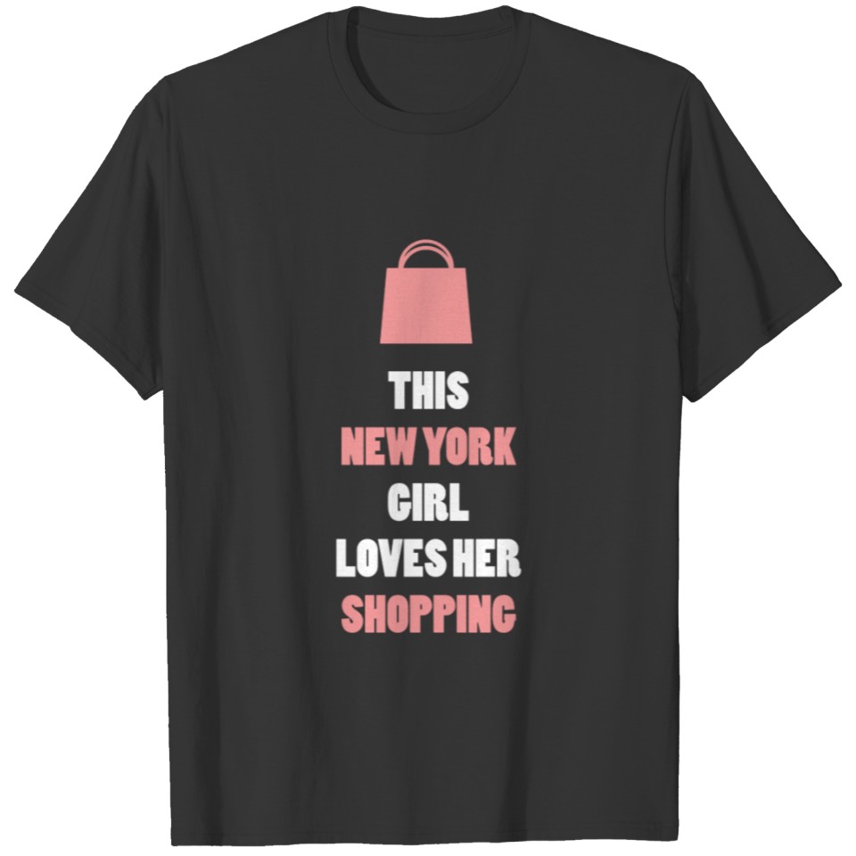 This New York Girl Loves Her Shopping T-shirt