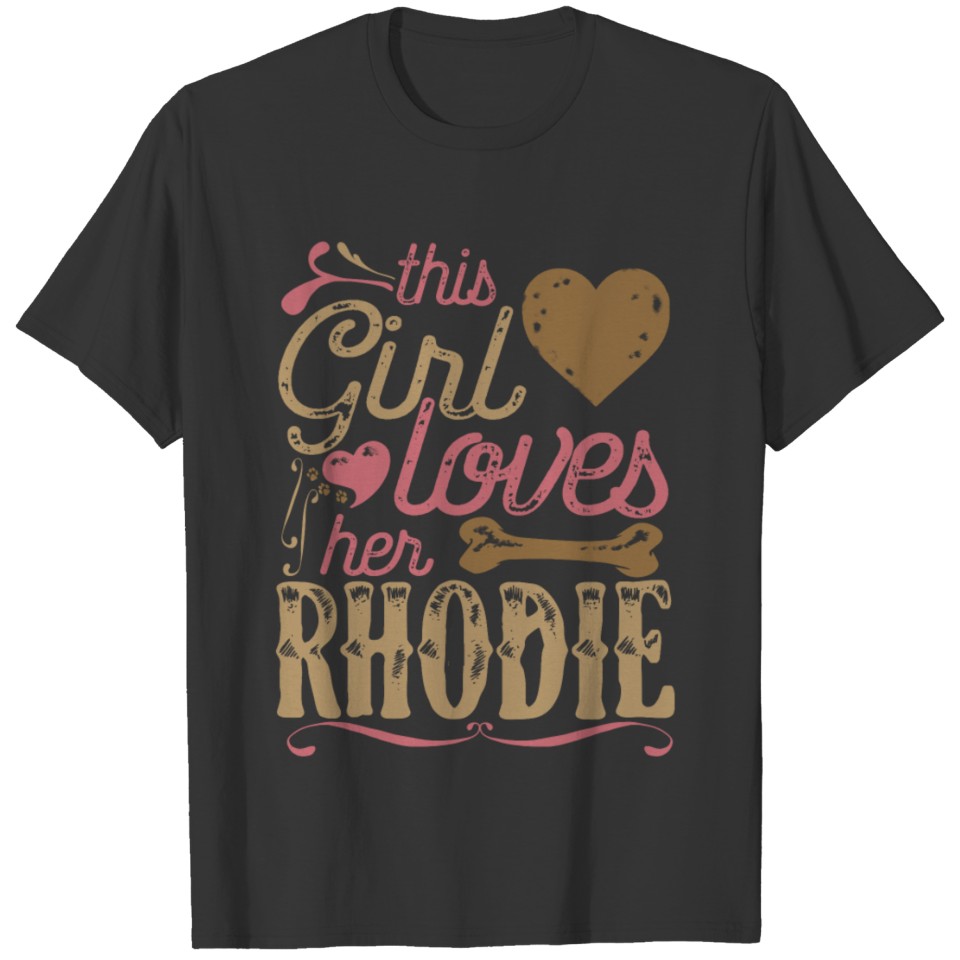 Rhodie Rhodesian Ridgeback Dog T Shirts Gift Dogs