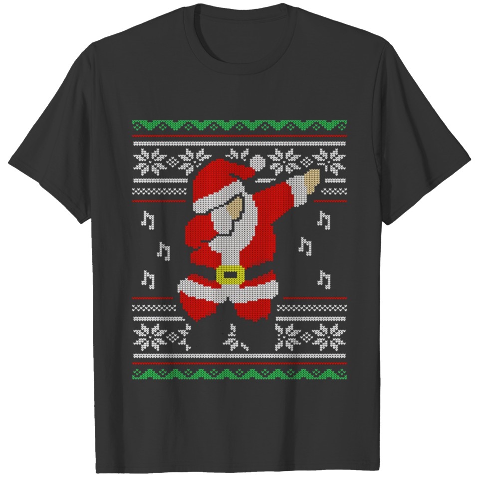 Dabbing Christmas Santa Clause T Shirts
