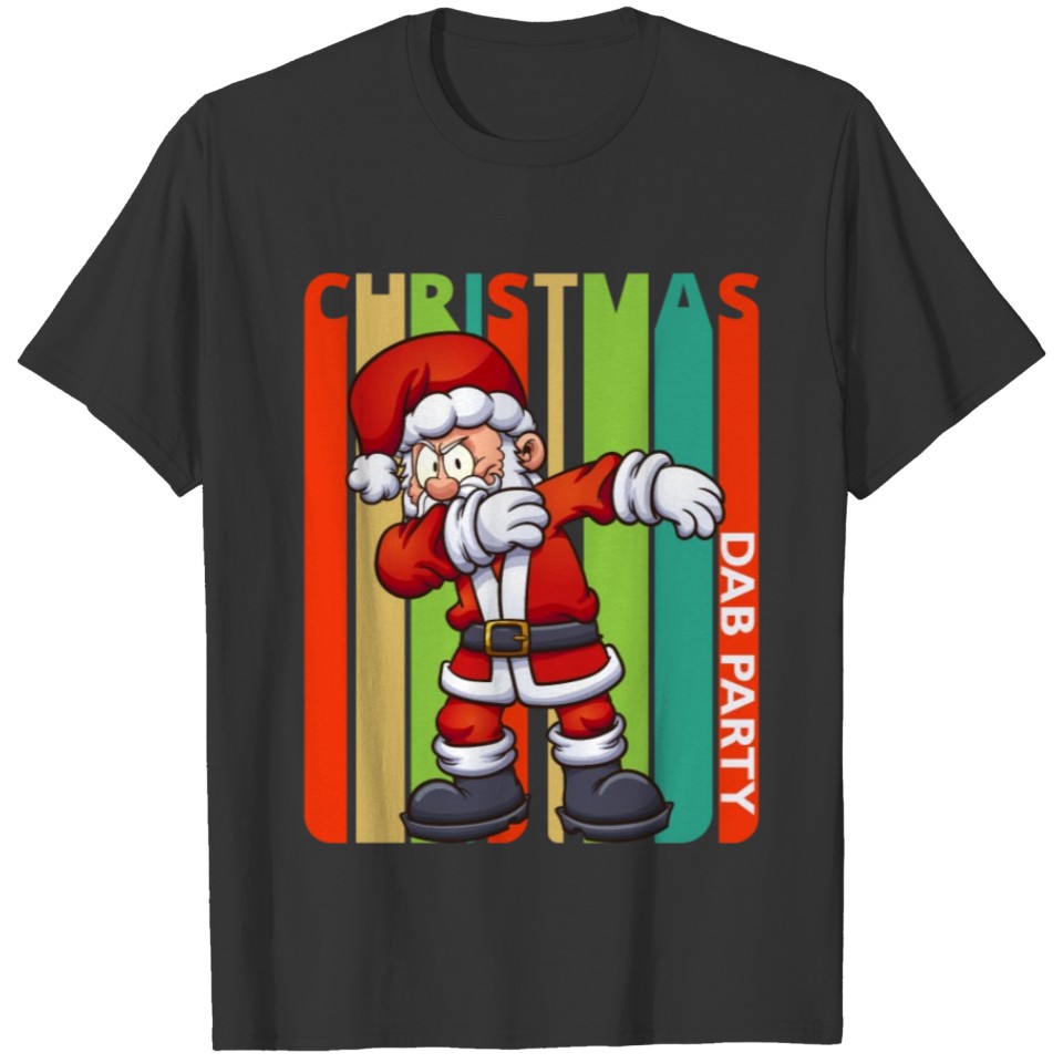 Christmas Dab Party Gifts. Dancing Santa.Dabbing. T-shirt