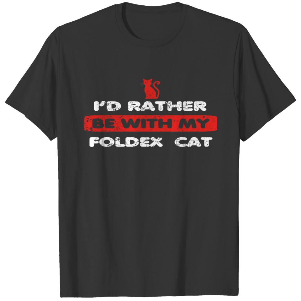 Katze Cat love rather bei my FOLDEX CAT T-shirt