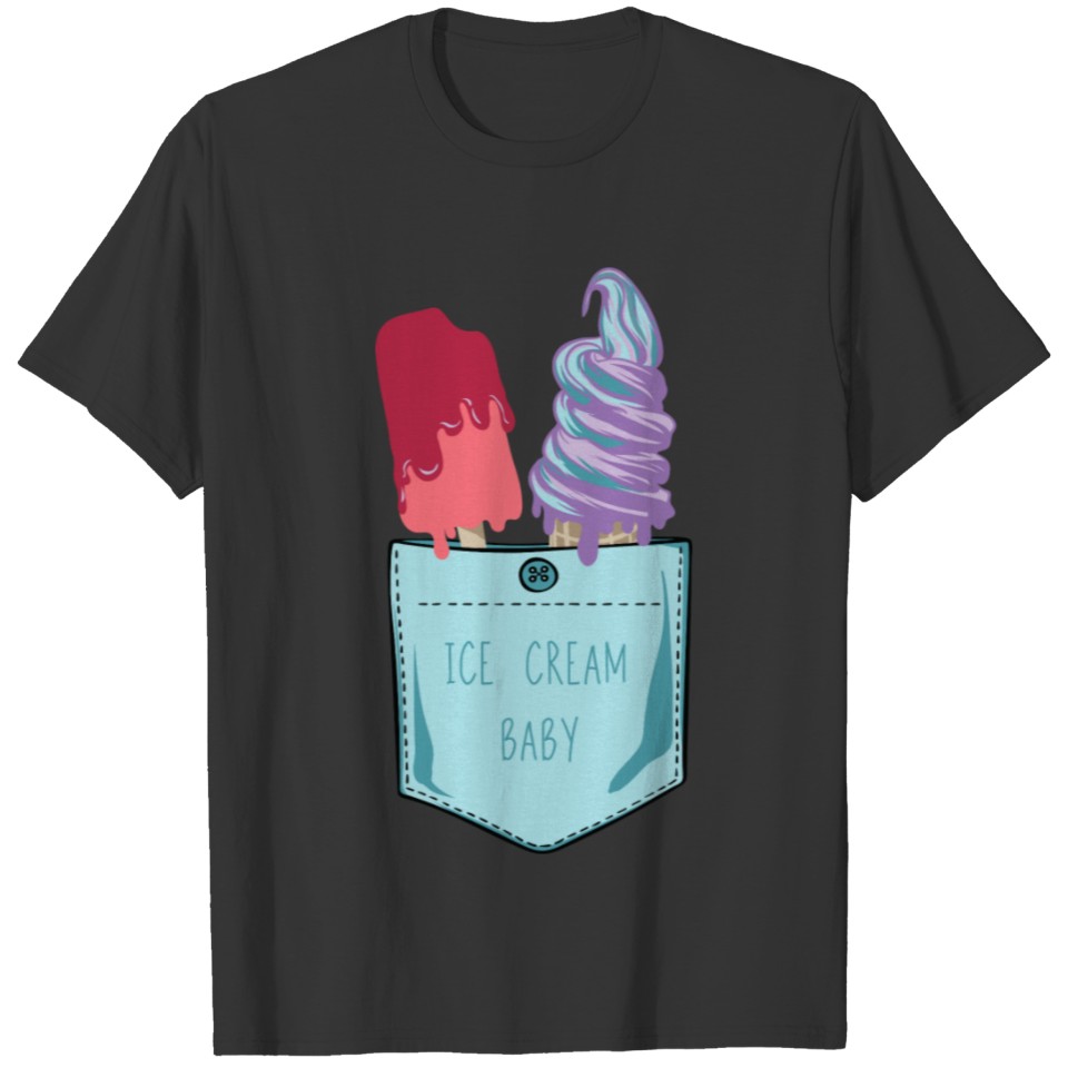 icecream pocket T-shirt