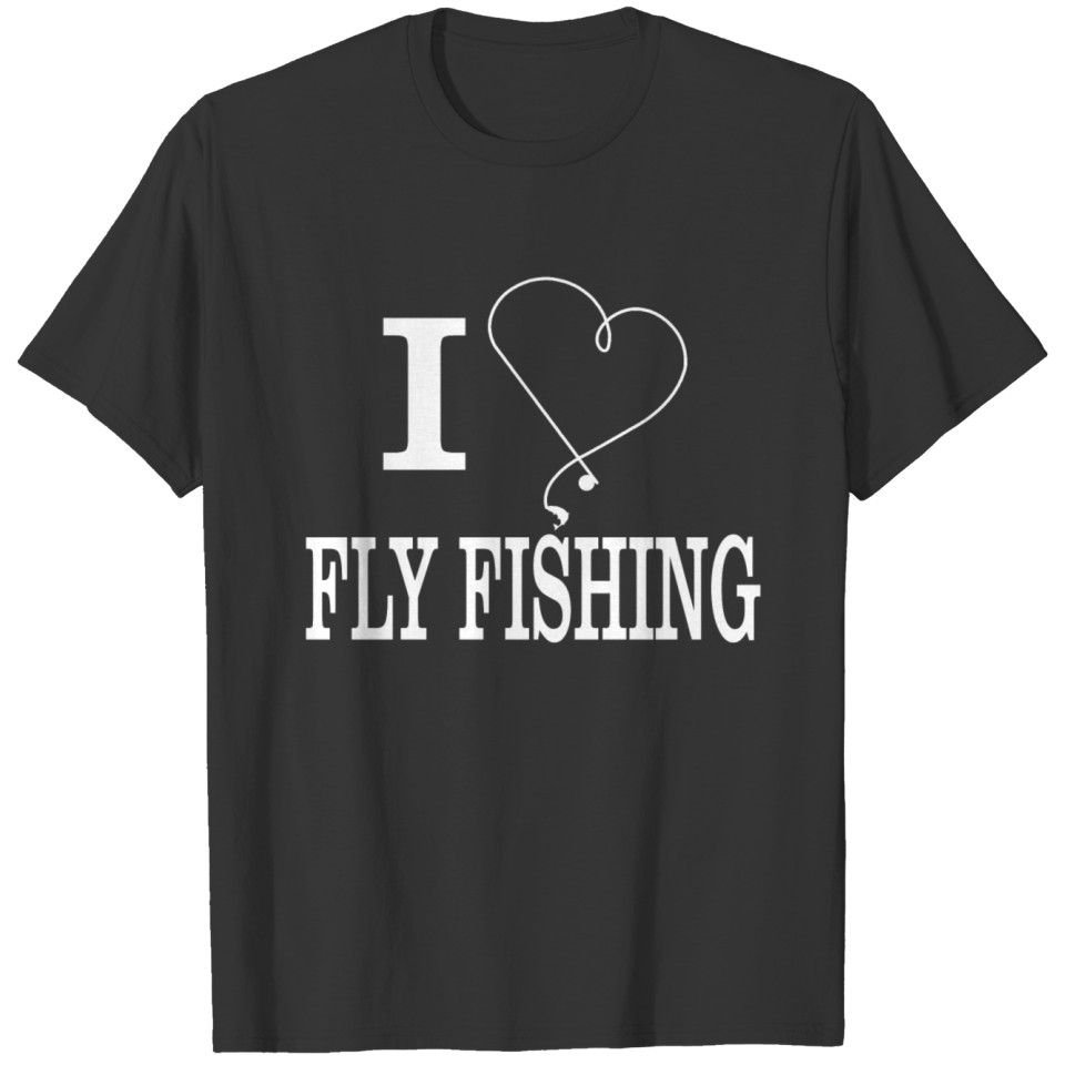 i heart fly fishing T-shirt