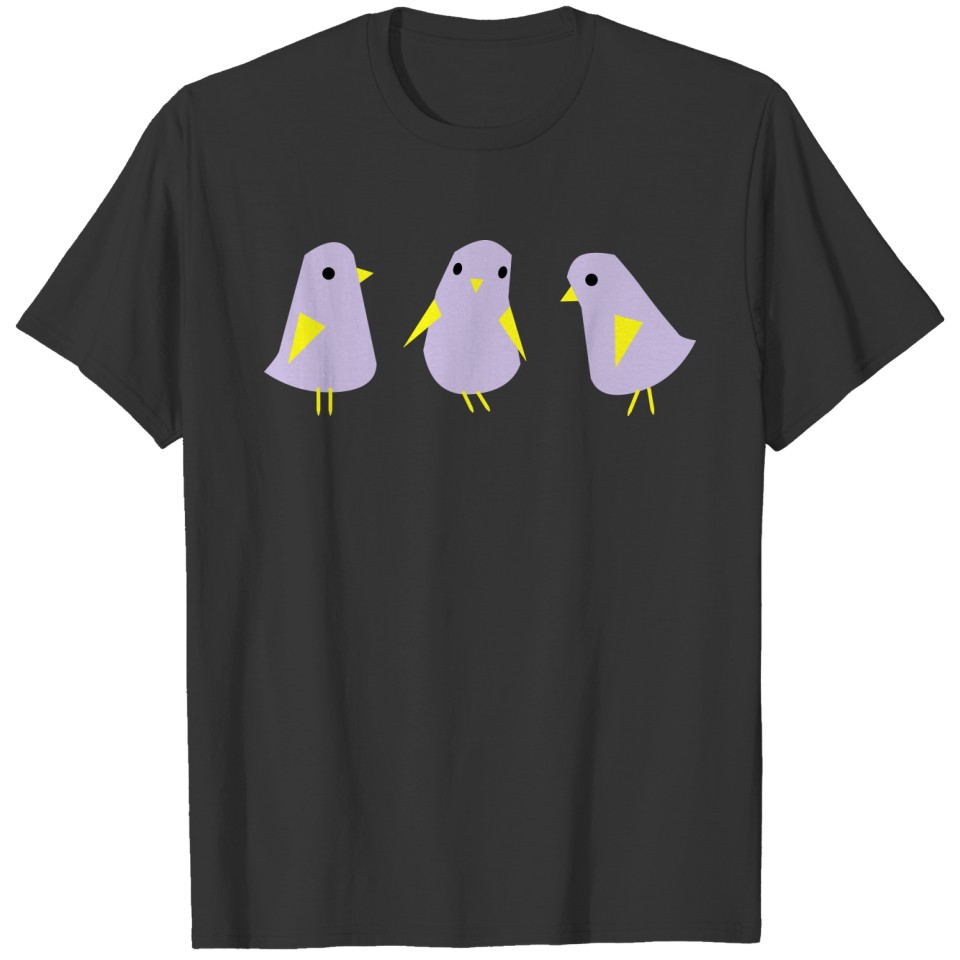 Violet birds T-shirt
