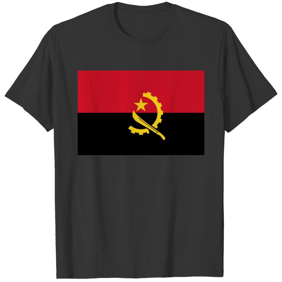 Angola country flag love my land patriot T-shirt