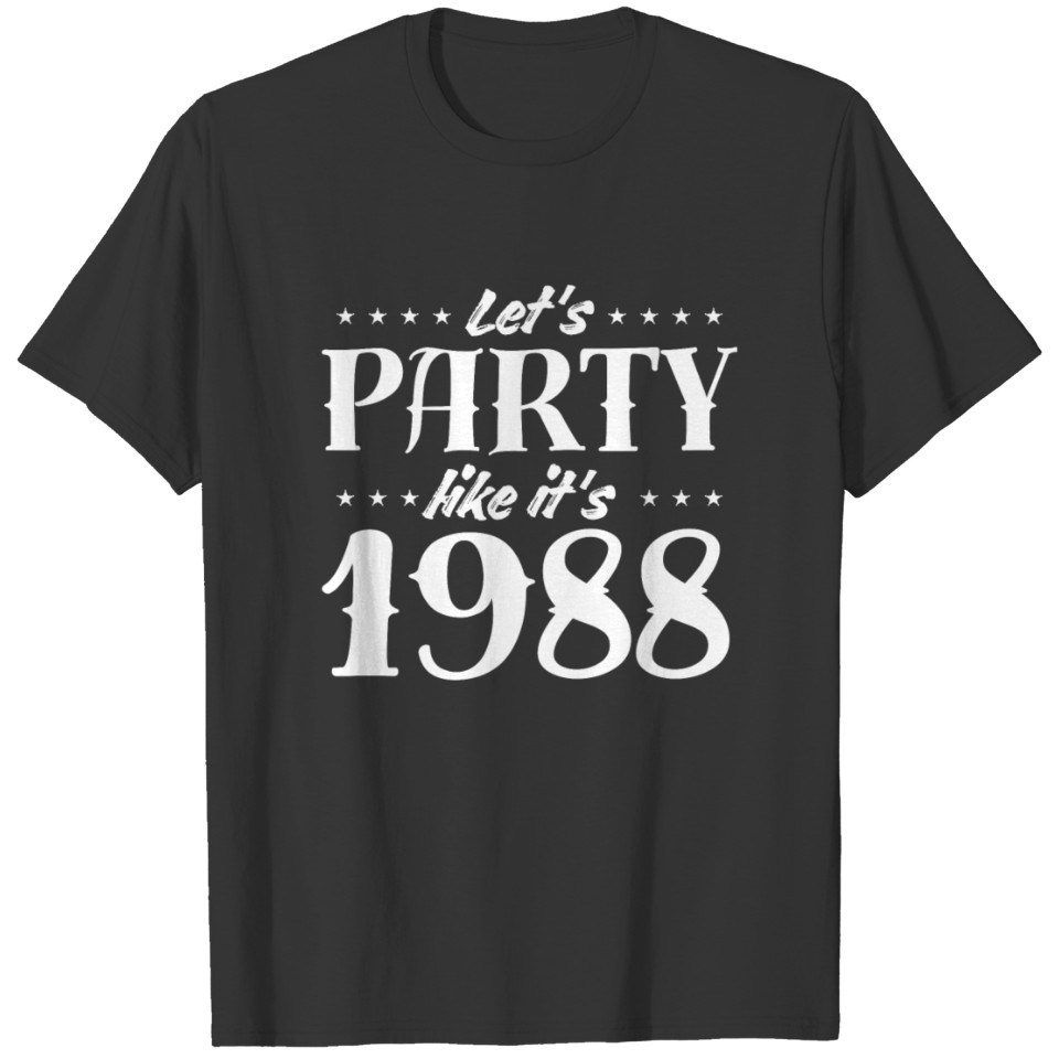 LA Baseball Let s Party Like Its 1988 Tshirt T-shirt