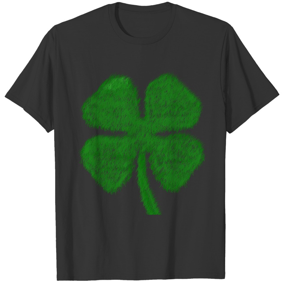 kleeblatt glueck shamrock luck four leaf clover25 T-shirt